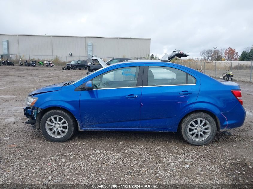 2019 Chevrolet Sonic Lt Auto VIN: 1G1JD5SB3K4110128 Lot: 40901788