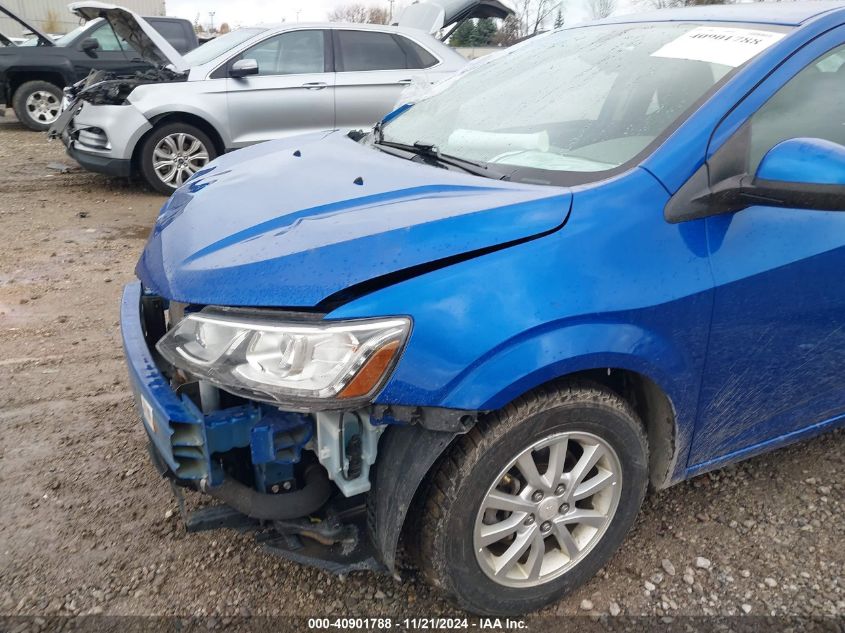 2019 Chevrolet Sonic Lt Auto VIN: 1G1JD5SB3K4110128 Lot: 40901788