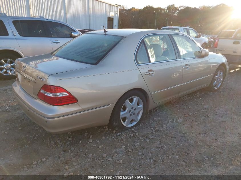 2004 Lexus Ls 430 VIN: JTHBN36F640147662 Lot: 40901792