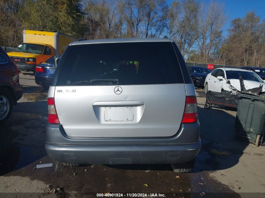 1999 Mercedes-Benz Ml 320 VIN: 4JGAB54E0XA134749 Lot: 40901824