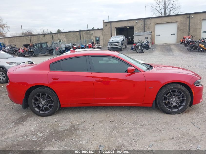 2018 Dodge Charger Gt Awd VIN: 2C3CDXJG3JH126523 Lot: 40901831