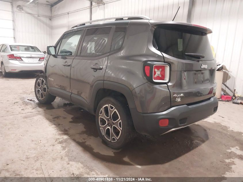 2016 Jeep Renegade Limited VIN: ZACCJBDT4GPD03958 Lot: 40901838