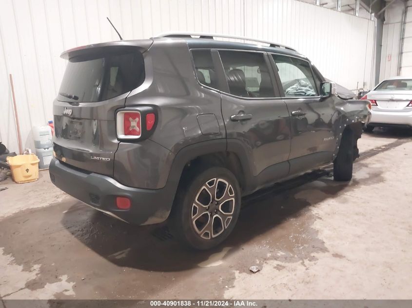 2016 Jeep Renegade Limited VIN: ZACCJBDT4GPD03958 Lot: 40901838