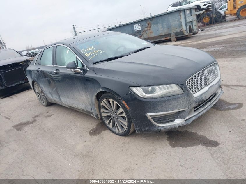 2017 Lincoln Mkz Select VIN: 3LN6L5D97HR627387 Lot: 40901852