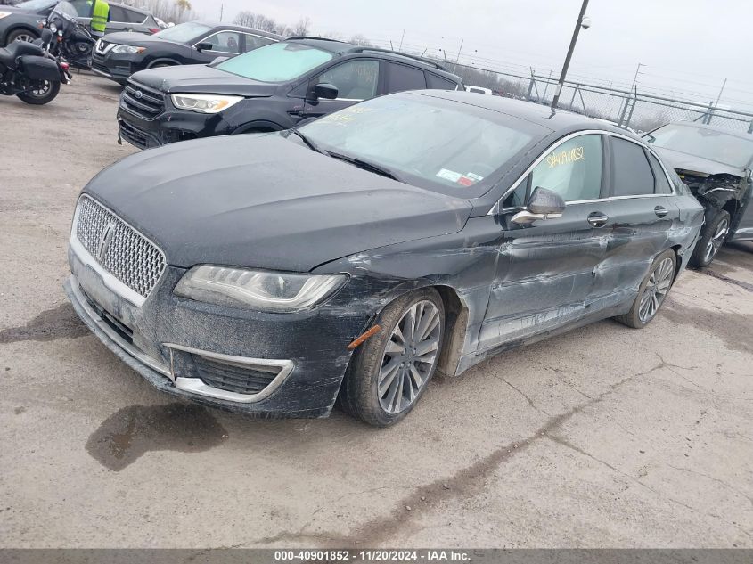 2017 Lincoln Mkz Select VIN: 3LN6L5D97HR627387 Lot: 40901852