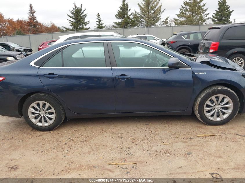 2016 Toyota Camry Hybrid Le VIN: 4T1BD1FK4GU199578 Lot: 40901874