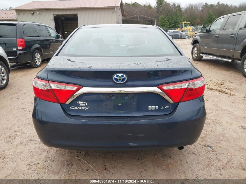 2016 Toyota Camry Hybrid Le VIN: 4T1BD1FK4GU199578 Lot: 40901874