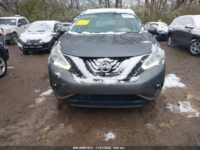 2015 Nissan Murano Sl VIN: 5N1AZ2MH0FN209106 Lot: 40901912