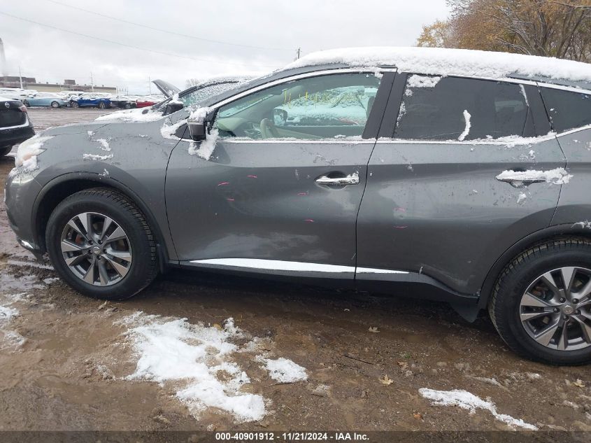 2015 Nissan Murano Sl VIN: 5N1AZ2MH0FN209106 Lot: 40901912