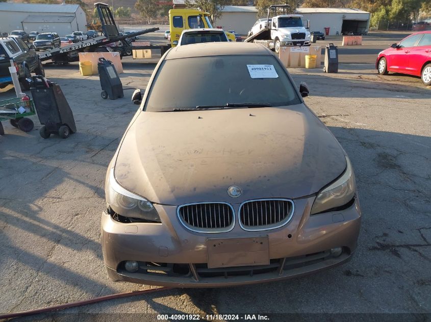 2005 BMW 545I VIN: WBANB335X5B089139 Lot: 40901922