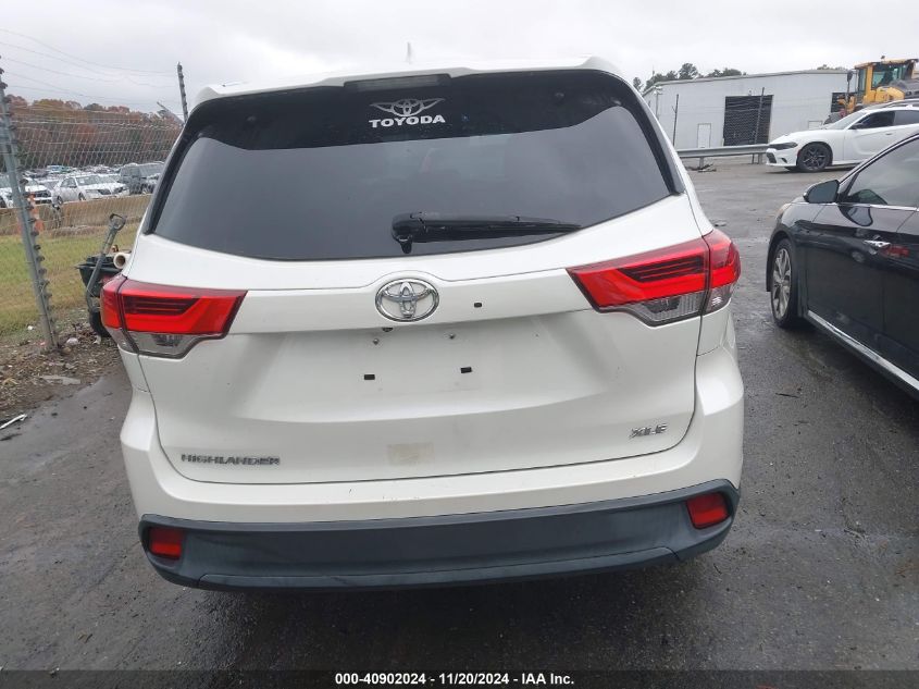 2017 Toyota Highlander Xle VIN: 5TDKZRFH5HS517867 Lot: 40902024