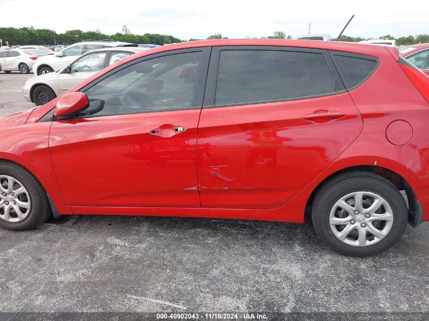 2013 Hyundai Accent Gs VIN: KMHCT5AE2DU123126 Lot: 40902043