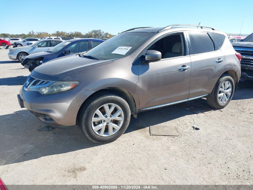 2011 Nissan Murano Sl VIN: JN8AZ1MU5BW067954 Lot: 40902088