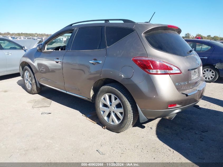 2011 Nissan Murano Sl VIN: JN8AZ1MU5BW067954 Lot: 40902088