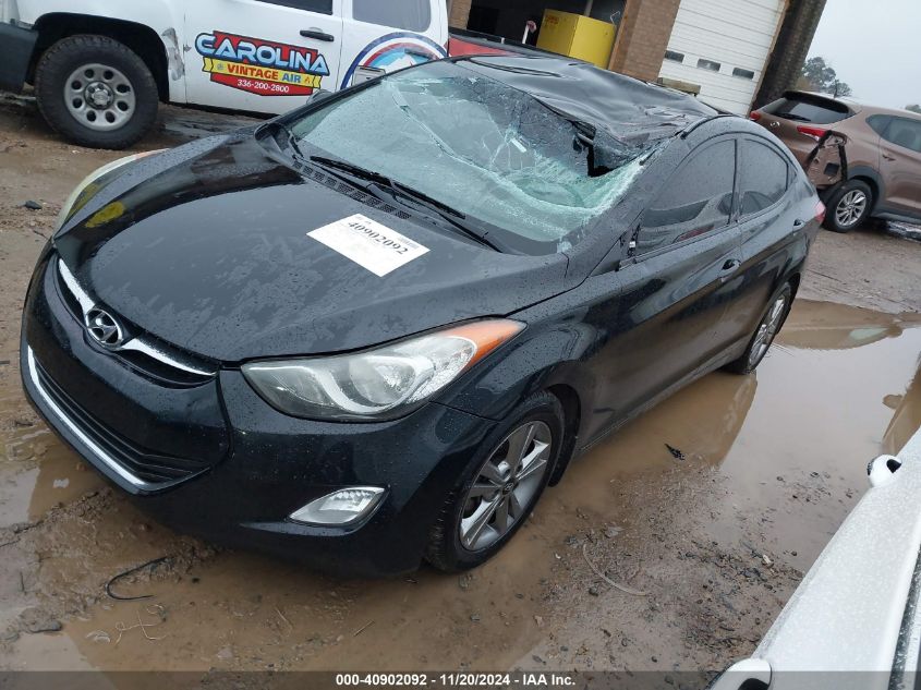 VIN 5NPDH4AE7DH423193 2013 Hyundai Elantra, Gls no.2