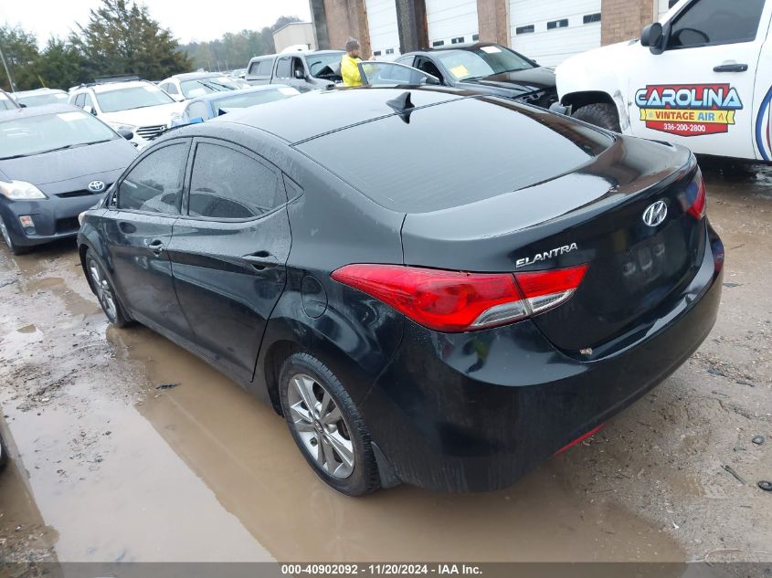 VIN 5NPDH4AE7DH423193 2013 Hyundai Elantra, Gls no.3