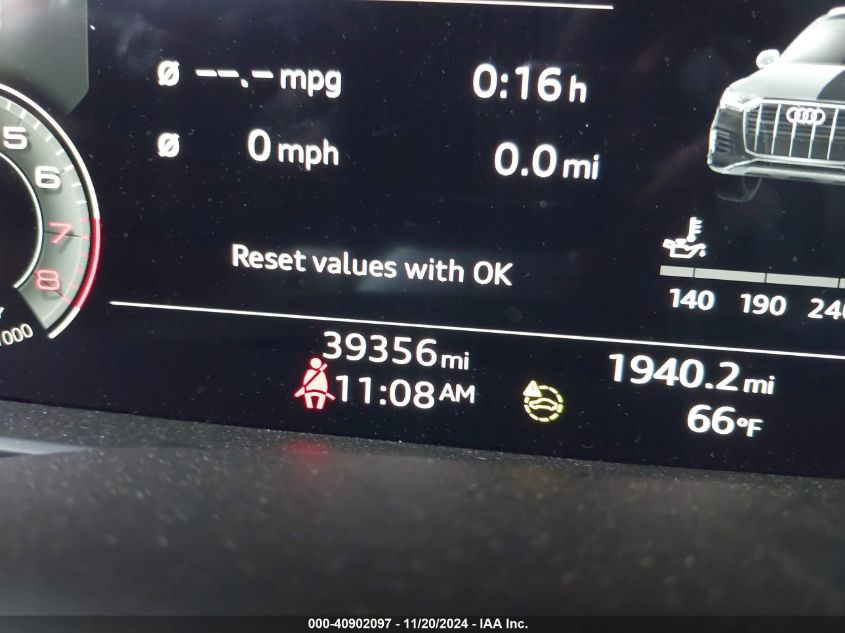 2022 AUDI Q7 PREMIUM 45 TFSI QUATTRO TIPTRONIC - WA1AJBF76ND002119