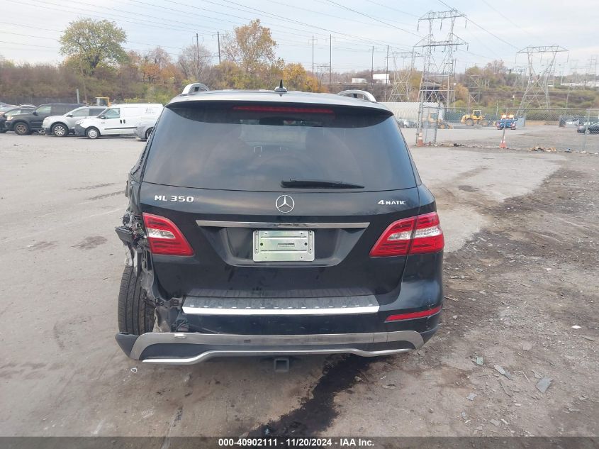 2014 Mercedes-Benz Ml 350 4Matic VIN: 4JGDA5HBXEA417351 Lot: 40902111