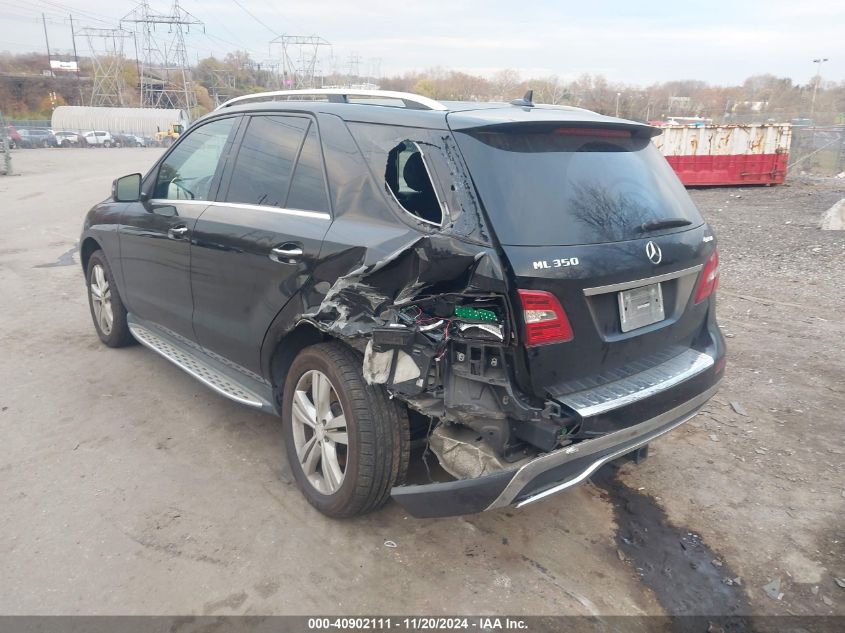 2014 Mercedes-Benz Ml 350 4Matic VIN: 4JGDA5HBXEA417351 Lot: 40902111