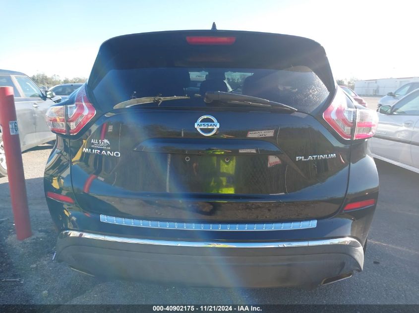 2018 Nissan Murano Platinum VIN: 5N1AZ2MG5JN153048 Lot: 40902175