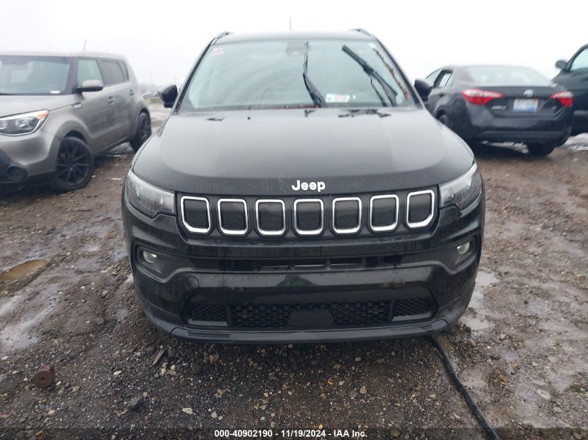 2022 Jeep Compass Latitude 4X4 VIN: 3C4NJDBB2NT173232 Lot: 40902190