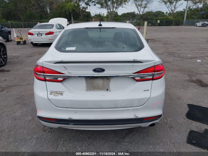 2017 Ford Fusion Se VIN: 3FA6P0H76HR166385 Lot: 40902201