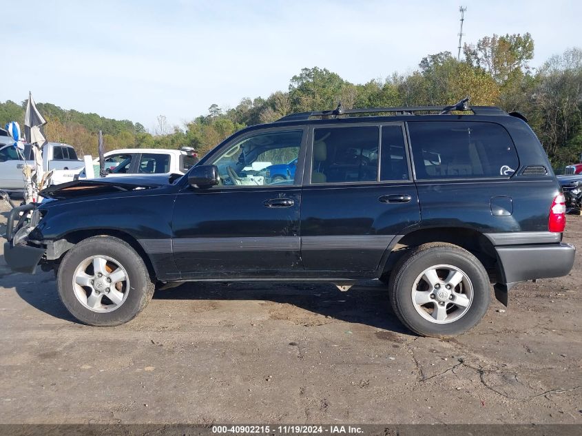 2005 Toyota Land Cruiser V8 VIN: JTEHT05J552071925 Lot: 40902215