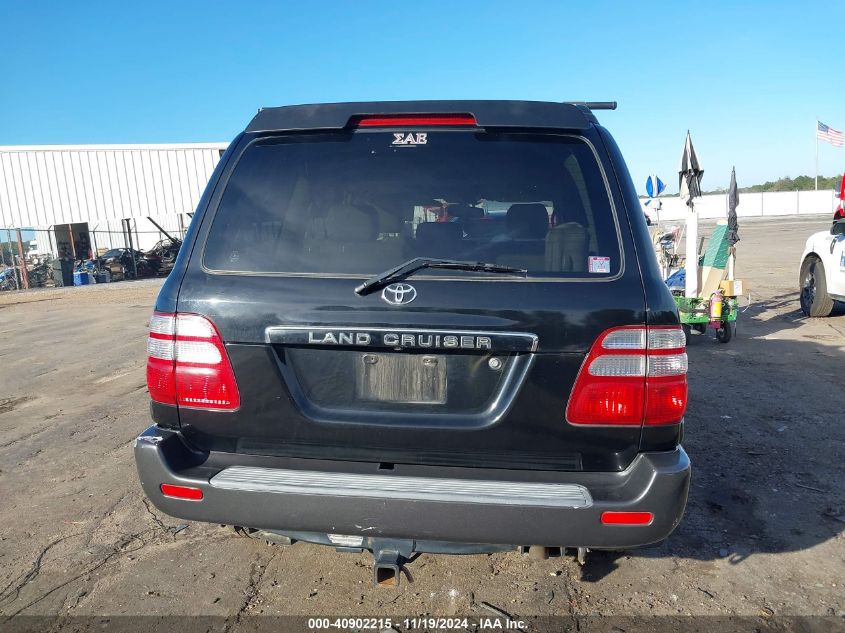 2005 Toyota Land Cruiser V8 VIN: JTEHT05J552071925 Lot: 40902215