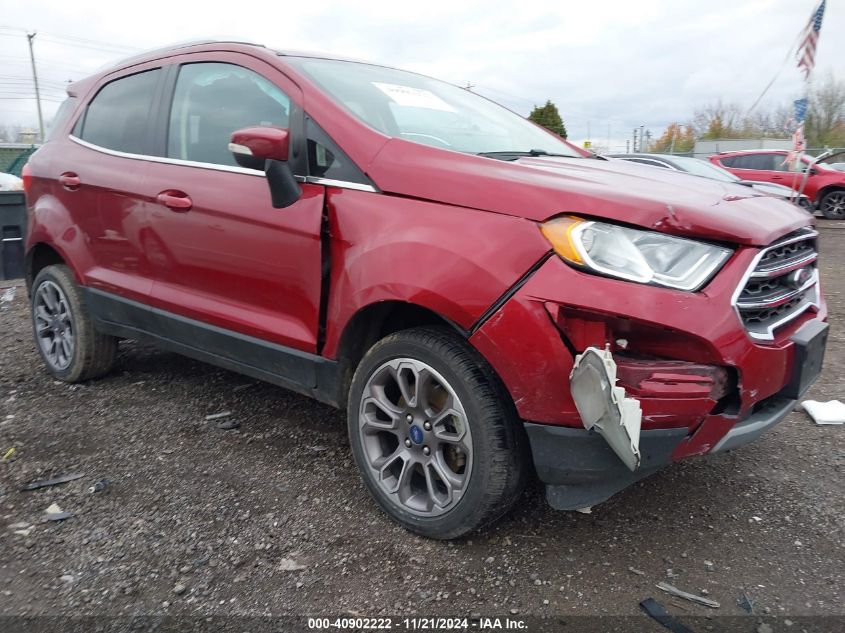 2020 Ford Ecosport Titanium VIN: MAJ6S3KL7LC349873 Lot: 40902222