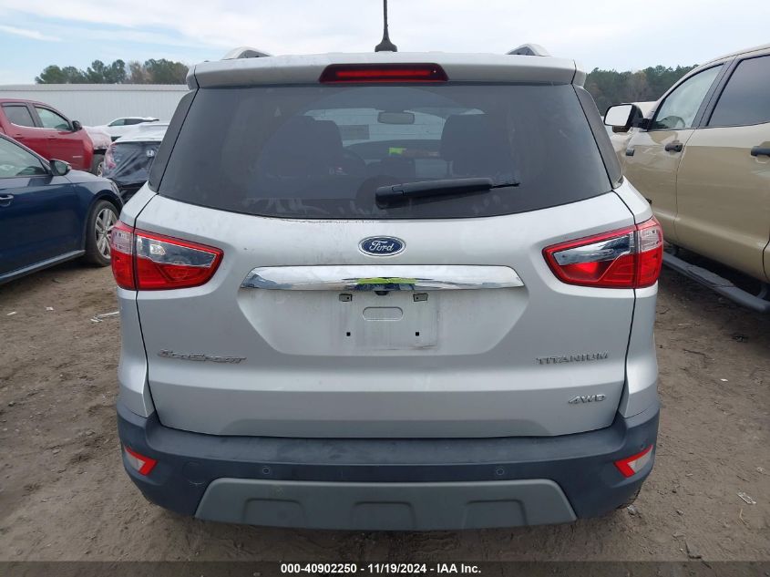 2019 Ford Ecosport Titanium VIN: MAJ6S3KLXKC294253 Lot: 40902250