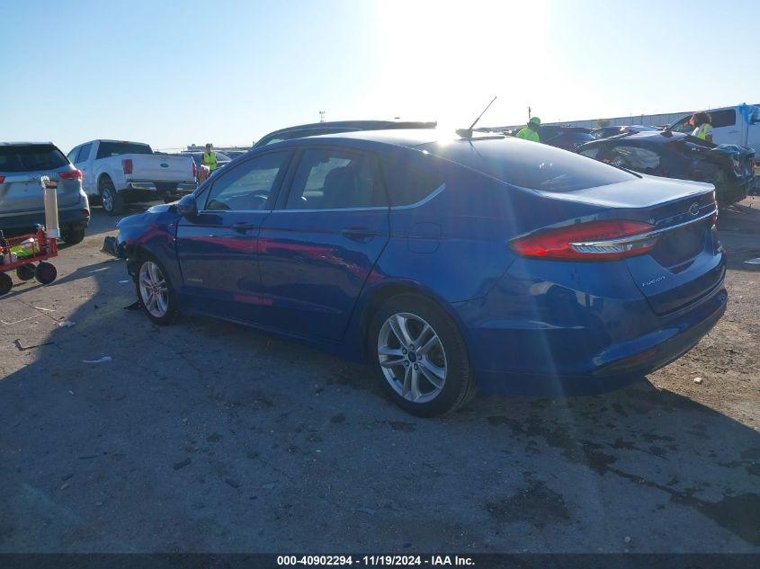 VIN 3FA6P0LU2JR102900 2018 FORD FUSION HYBRID no.3