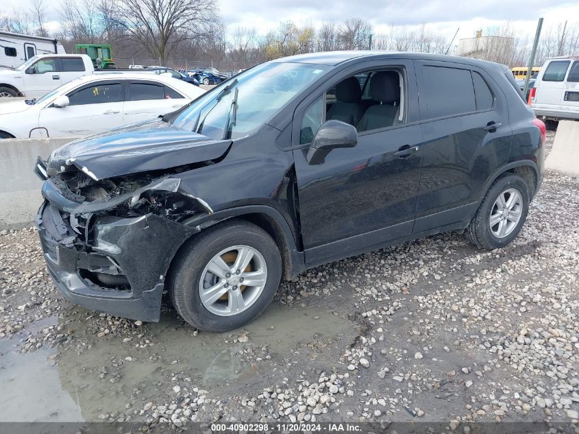 VIN KL7CJKSB9LB320590 2020 Chevrolet Trax, Fwd Ls no.2