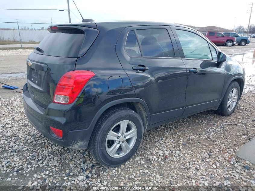 VIN KL7CJKSB9LB320590 2020 Chevrolet Trax, Fwd Ls no.4