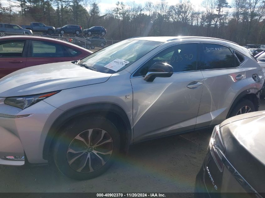 2015 Lexus Nx 200T F Sport VIN: JTJBARBZ2F2006124 Lot: 40902370