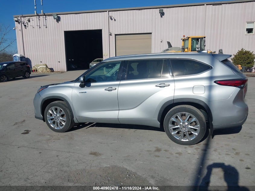 VIN 5TDDBRCHXMS528195 2021 TOYOTA HIGHLANDER HYBRID LIMITED