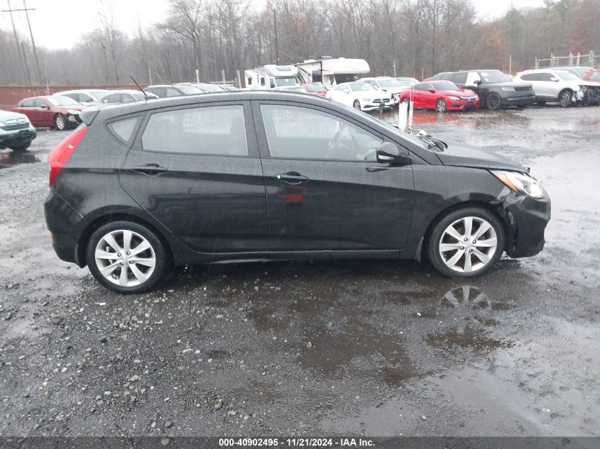 2013 Hyundai Accent Se VIN: KMHCU5AE1DU090469 Lot: 40902495