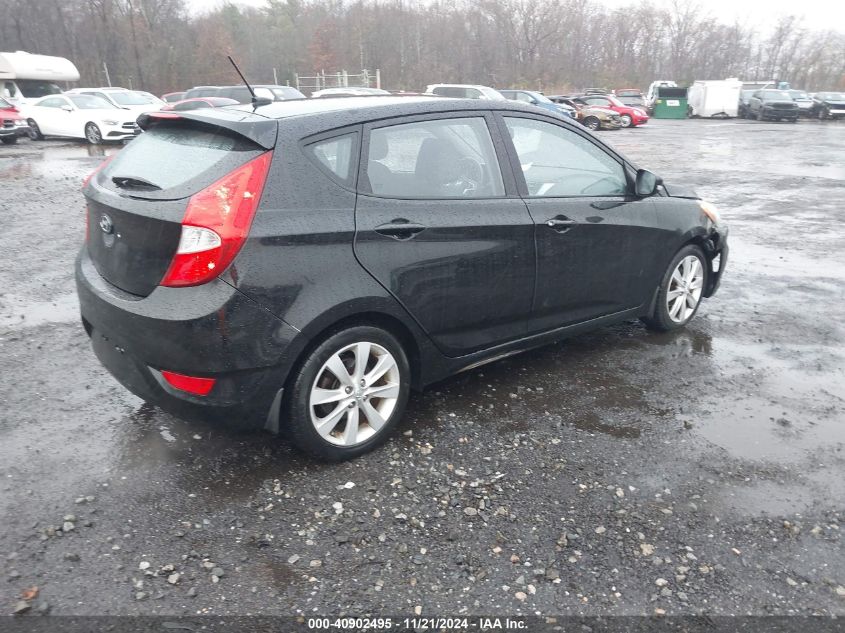 2013 Hyundai Accent Se VIN: KMHCU5AE1DU090469 Lot: 40902495