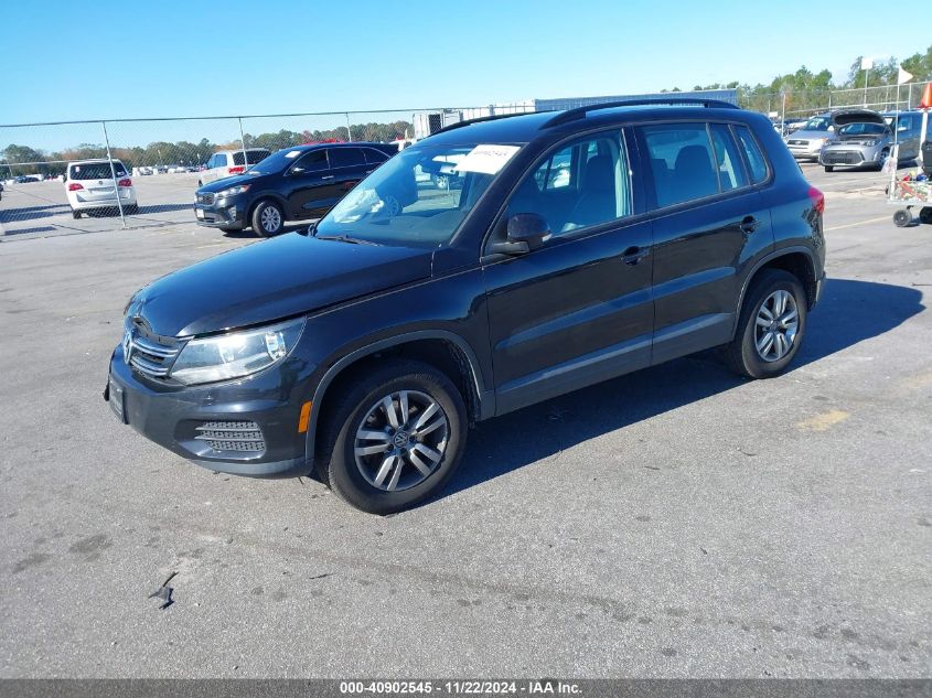 VIN WVGBV7AXXGW617942 2016 Volkswagen Tiguan, R-Lin... no.2