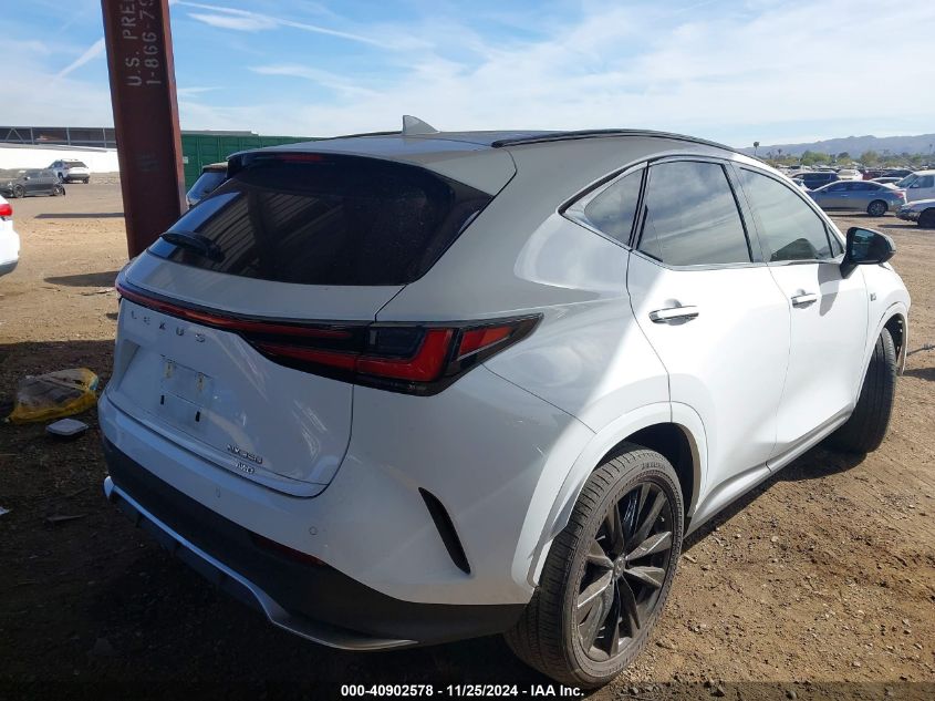 VIN JTJKGCEZ0N2001395 2022 Lexus NX 350, F Sport Ha... no.4