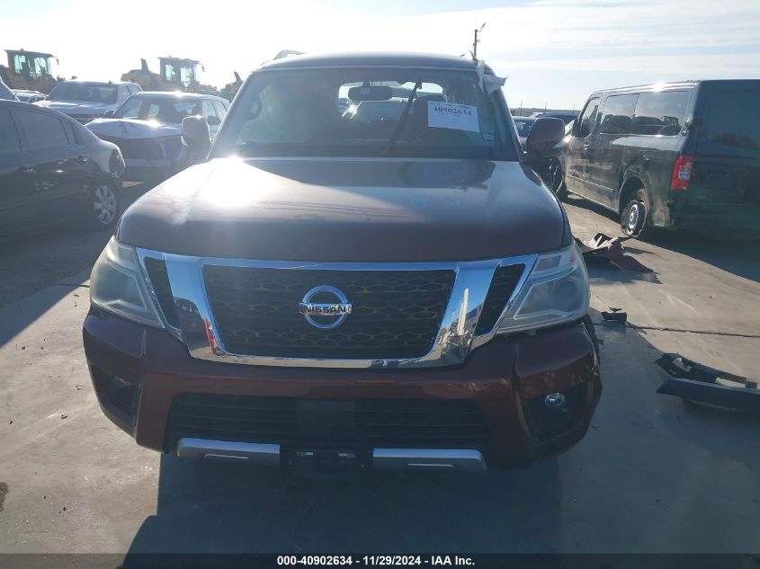 2018 Nissan Armada Sv VIN: JN8AY2ND9J9052281 Lot: 40902634