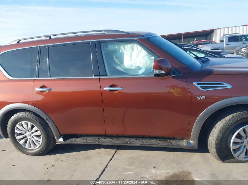 2018 Nissan Armada Sv VIN: JN8AY2ND9J9052281 Lot: 40902634