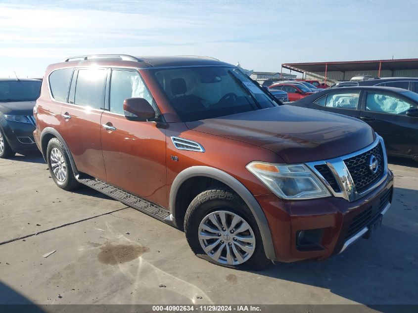 2018 Nissan Armada Sv VIN: JN8AY2ND9J9052281 Lot: 40902634