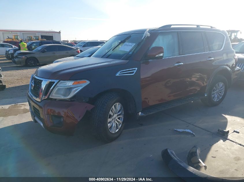 2018 Nissan Armada Sv VIN: JN8AY2ND9J9052281 Lot: 40902634