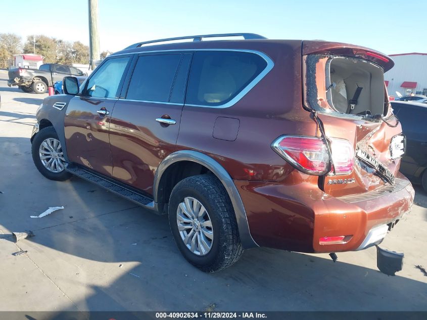 2018 Nissan Armada Sv VIN: JN8AY2ND9J9052281 Lot: 40902634