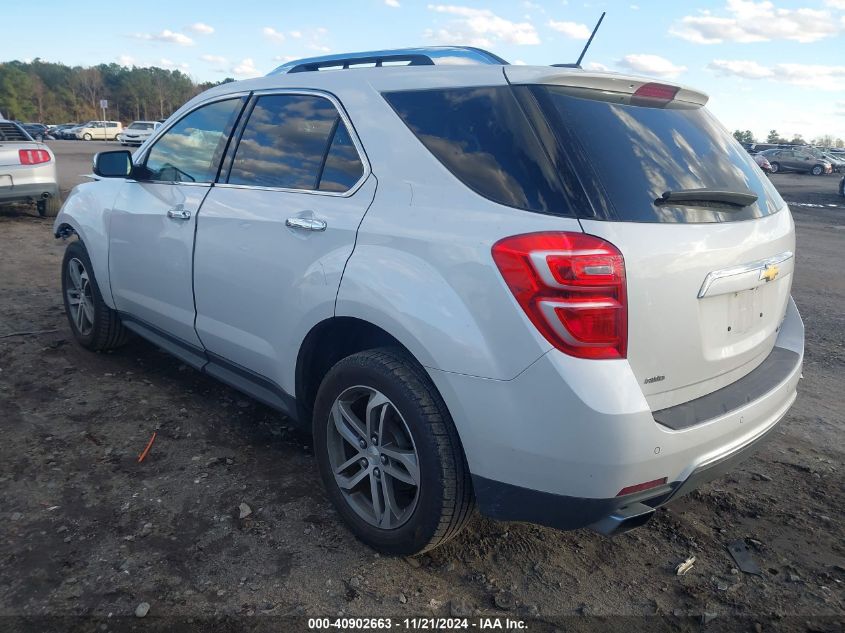 2016 Chevrolet Equinox Ltz VIN: 2GNFLGE38G6258563 Lot: 40902663