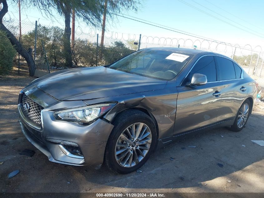 2018 Infiniti Q50 3.0T Luxe VIN: JN1EV7AP8JM362795 Lot: 40902690