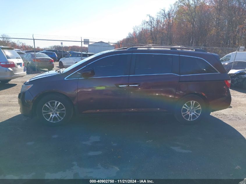 2011 Honda Odyssey Ex-L VIN: 5FNRL5H66BB069381 Lot: 40902750