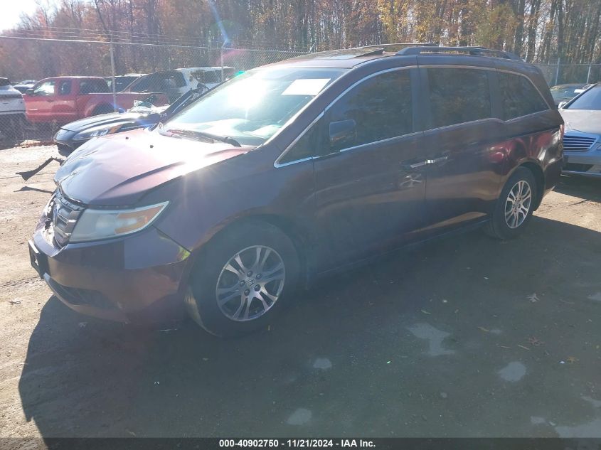 2011 Honda Odyssey Ex-L VIN: 5FNRL5H66BB069381 Lot: 40902750