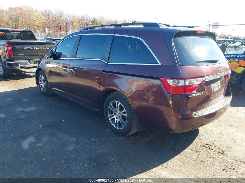 2011 Honda Odyssey Ex-L VIN: 5FNRL5H66BB069381 Lot: 40902750