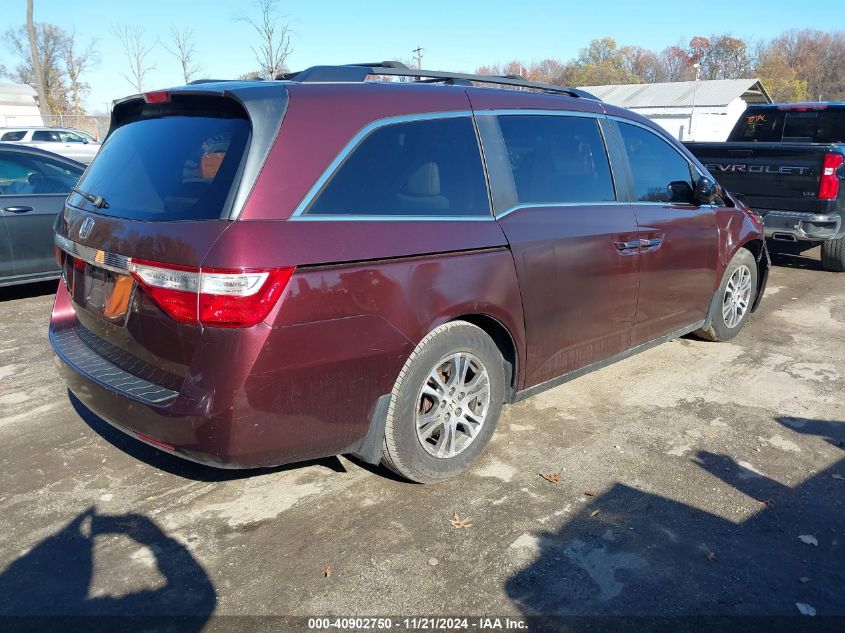 2011 Honda Odyssey Ex-L VIN: 5FNRL5H66BB069381 Lot: 40902750